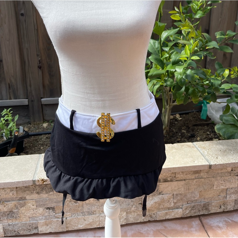 *NEW! Women Halloween Costume MAFIA MAMA, S/M - $ sign - Picture 9 of 11